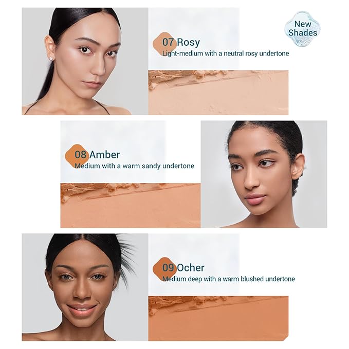 FLORASIS Breathable Loose Setting Powder, Flawless Jade Lightweight Long-Lasting Makeup Powder for Face (08 Amber)