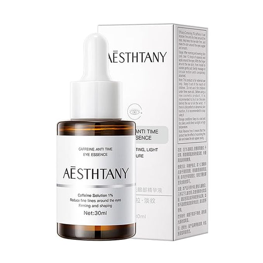 Caffeine Niacinamide Organic Carnosine Serum 1 Fl Oz / 30ml Reduce fne lines around the eyesFirming and shaping Anti-Aging,Moisturizing, Anti-Wrinkle Eye Serum - Skin Repair (Caffeine)