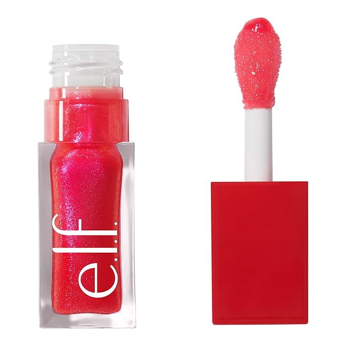 e.l.f. Jelly Pop Glow Reviver Lip Oil, Limited Edition Nourishing Formula Creates A Sheer, Ultra-Glossy Finish, Non-Sticky Feel, Vegan & Cruelty-Free