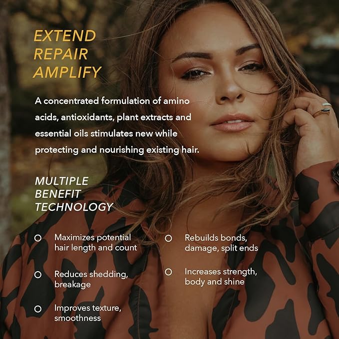 Sulfate-Free Salon-Grade Anti-Aging Moisturizing Shampoo, Hypoallergenic Scalp & Hair Growth Formula, For All Hair Types - Paraben Free, Gluten Free, Fragrance Free, 16.9 oz