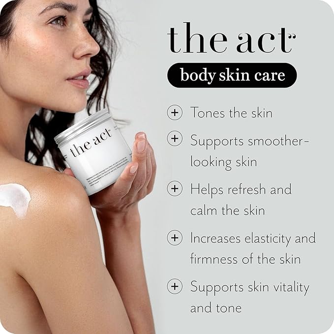 The Act Firming Body Cream β Hydrating Cream with Green Coffee & Lotus β Smooths and Nourishes Skin for a Spa-Like Experience for Men and Women, 8.5 fl oz