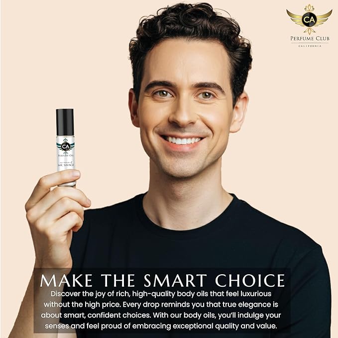 CA Perfume Club Impression of Mr. Savage Elixir For Men Body Oil Dupes Fragrance Roll-On 0.33 Fl Oz/10ml-X1