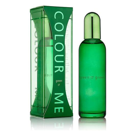 COLOUR ME Milton-Lloyd Green - Cologne for Men - Oriental Perfume for Men - Woody, Amber Fragrances - Mens Cologne - Long Lasting Perfume - 3 oz.