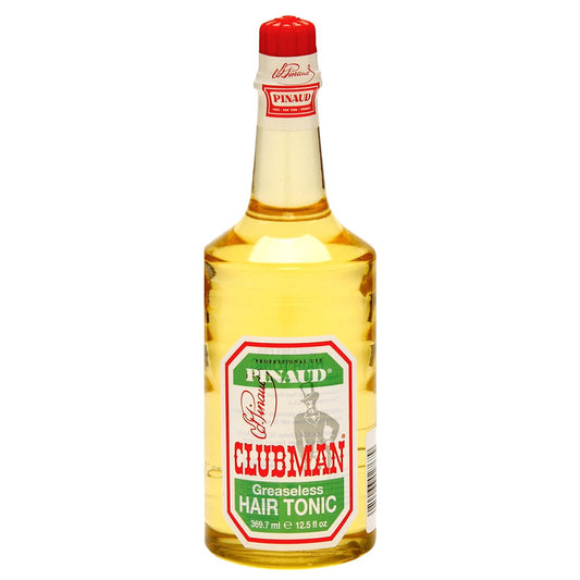 Clubman Pinaud Hair Tonic for Men – Classic Greaseless Hair Tonic for Hair Growth, Strengthening Scalp Treatment, 12.5 fl oz