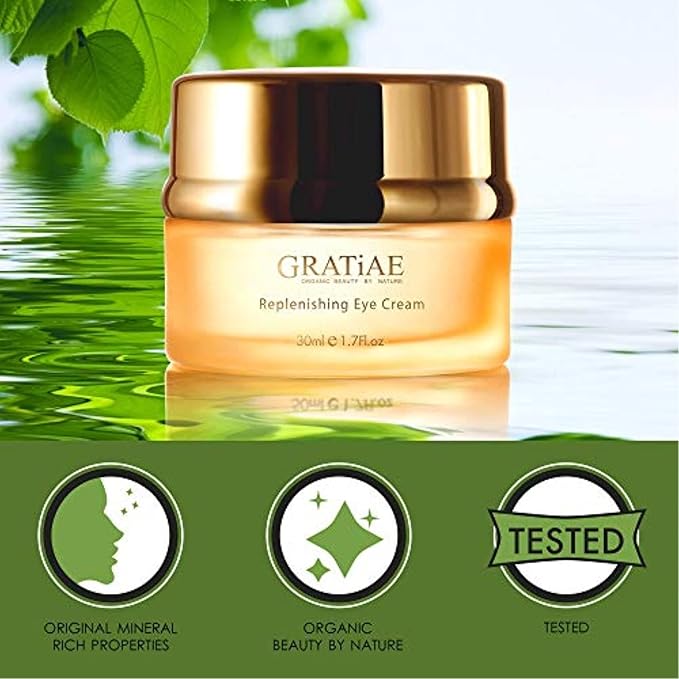 Gratiae Organics Replenishing Eye Cream, 1.02-Ounce