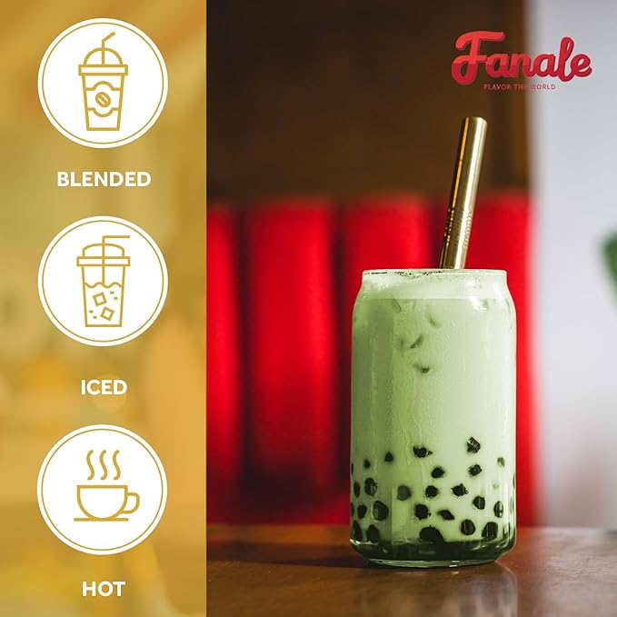 Fanale Premium Honeydew Bubble Tea Flavoring Powder | Perfect for Baking, Smoothies, Desserts and Drinks | Instant Flavoring Powder for Boba Milk Tea - 2.2 Pounds (Pack of 1)