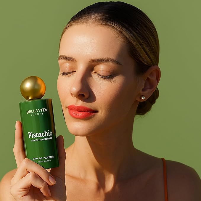 BELLAVITA Gourmet Collection Pistachio Edp Fruity, Floral, Sweet Woody Long Lasting Fragrance Perfume For Men And Women 100ml