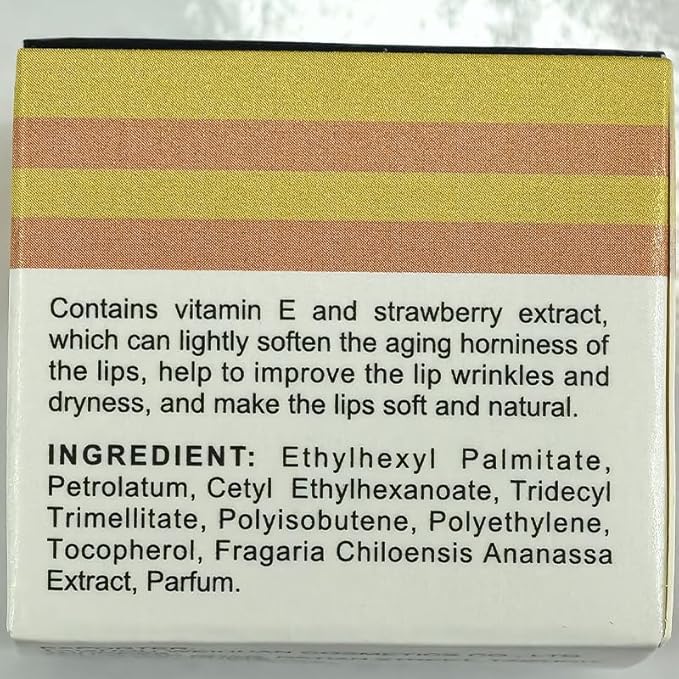 4PCS Bee Lip Balm Lip Mask Honey Pot,Honey & Strawberry Lip Mask Propolis Moisturizing Lip Balm with Stick - Hydrating Prevention Dry & Cracked Lip Scrubs Exfoliato Lip Wrinkle Care(Honey&Strawberry)