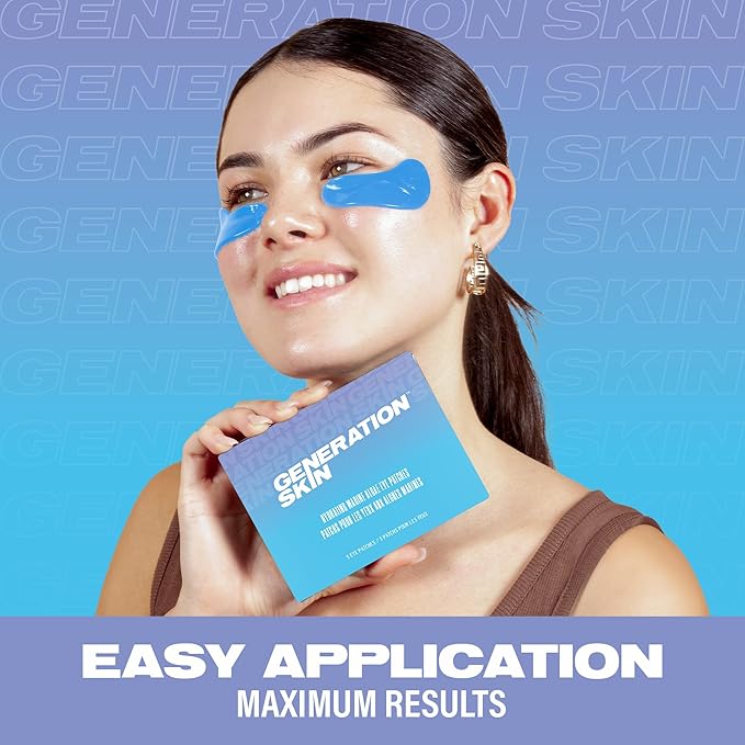 Eye Mask, Eye Masks for Dark Circles and Puffiness, Under Eye Mask with Hyaluronic Acid and Marine Algae, Vegan and Cruelty-Free Under Eye Patches, Marine Algae Eye Masks, 5-Pack