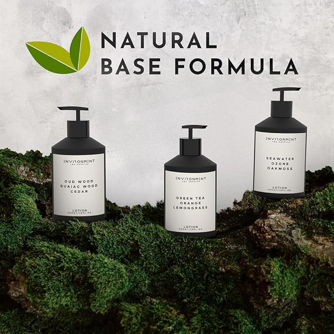 ENVIRONMENT Inspired by 5-Star Hotels WSTN Lotion, 300ml Luxury Scented Lotion (White Tea | Cedar | Aloe Vera) Bathroom Luxury, Men & Women High-End Body Lotion, Hand Cream, Dry Skin Treatment