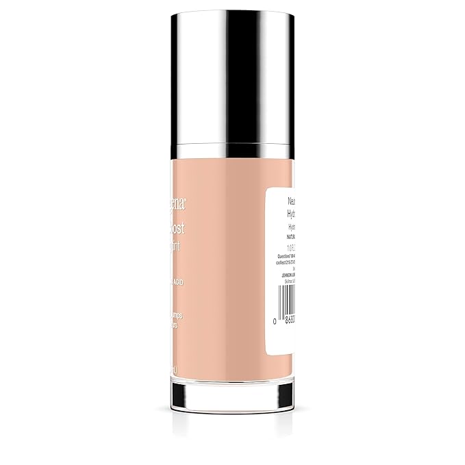 Neutrogena Hydro Boost Hydrating Tint Foundation Makeup for Dry Skin, with Hyaluronic Acid, Lightweight Oil-Free Water Gel, Non-Comedogenic, 20 Natural Ivory, 1.0 fl. oz