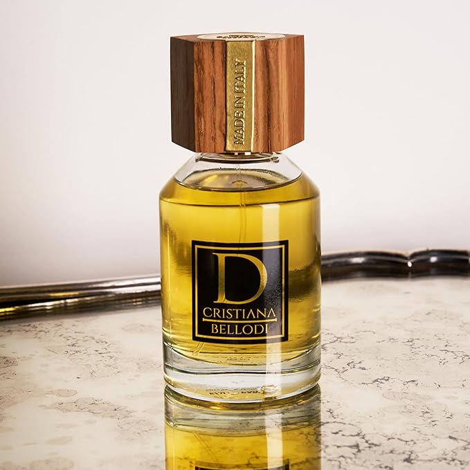 D for Unisex - Perfume for Women & Men - Long Lasting Cologne from Italy - Woody Floral Fragrance with Sweet Orange, Rose, Patchouli, Jasmine Notes - Eau de Parfum - 3.4 oz EDP Spray