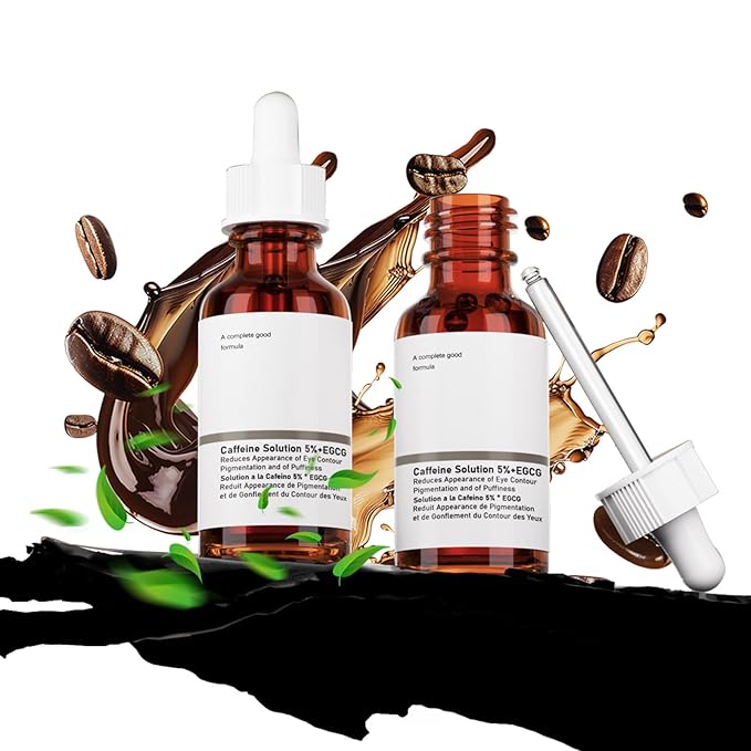 The Caffeine Solution 5% + EGCG,Reduces Appearance of Eye Contour Pigmentation and Puffiness,Under Eye Serum (30ml) Caffeine For Face Moisturizing Serum (2)