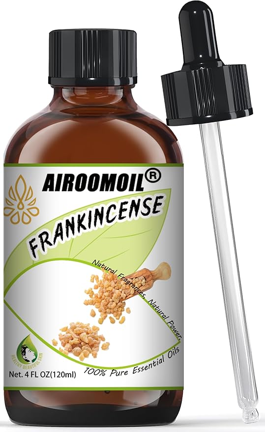Pure Frankincense Essential Oil Pure for Aromatherapy Perfumes Soaps Use Diffuser Oils Home Use 4 Fl Oz