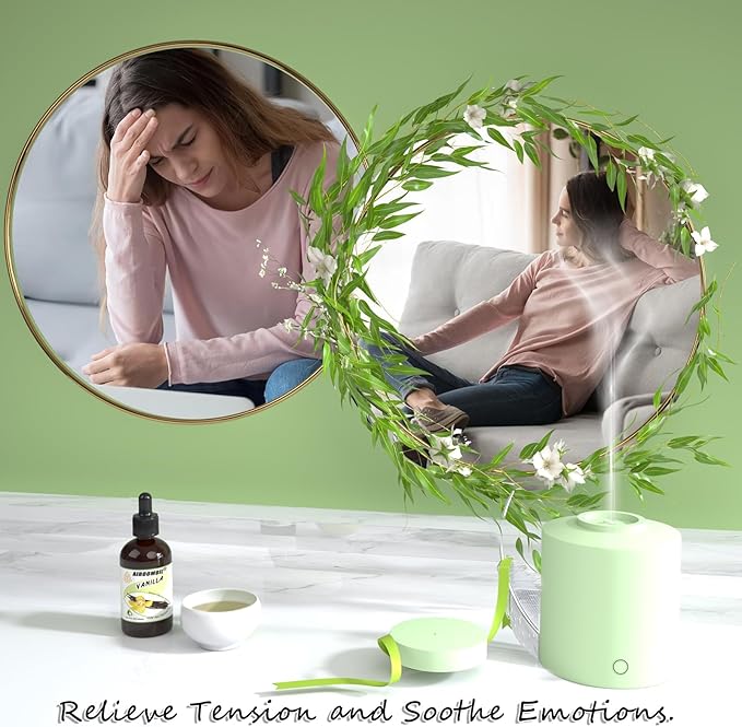 Vanilla Bean Essential Oil Warm Scented Oils Perfume Air Freshener Diffuser Candle Making Aroma Refill Wick Scent Skin Fragrance Oil 4 Fl Oz