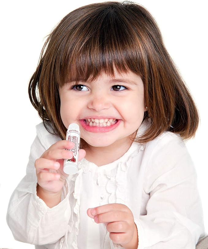 32-Pack Lip Balm in Bulk by Naturistick. Assorted Scents. 100% Natural Ingredients. Includes Mini Display Fishbowl. Best Beeswax Chapstick for Dry, Chapped Lips. Made in USA