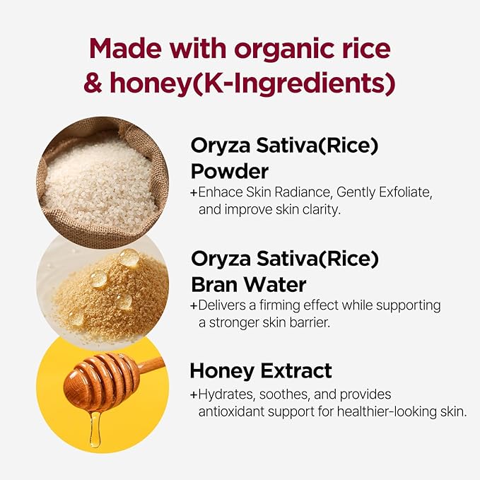 PONGDANG Nourishing Rice-Paste Wash-Off Mask | Gentle Exfoliation & Oil Control | Hydrating Care with Organic Rice Extract & Antioxidants | Helps Improve Skin Tone & Texture | Korean Skin Care