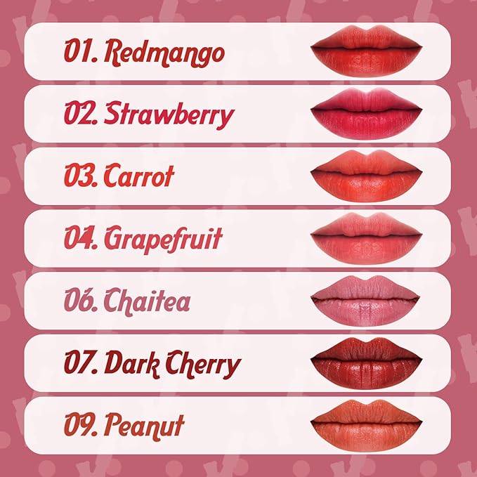 THESAEM Saemmul Mousse Candy Tint #6 Chaitea Mousse - High Pigment Matte Finish Long Lasting Lip Stain with Honey Extracts to Hydrate Lips - Weightless & Smudge-Proof, 0.3 fl.oz.