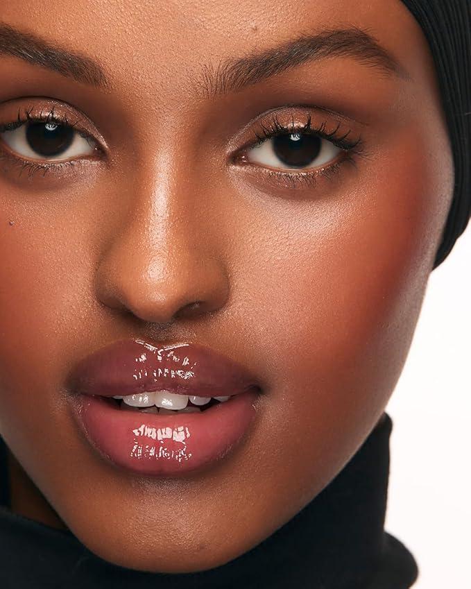 MAKE Serum Balm – Hydrating Lip Oil Treatment – Softening, Smoothing and Plumping Lip Cream – All Day Comfort, Gloss and Shine, Lilac Layer 0.15 Oz