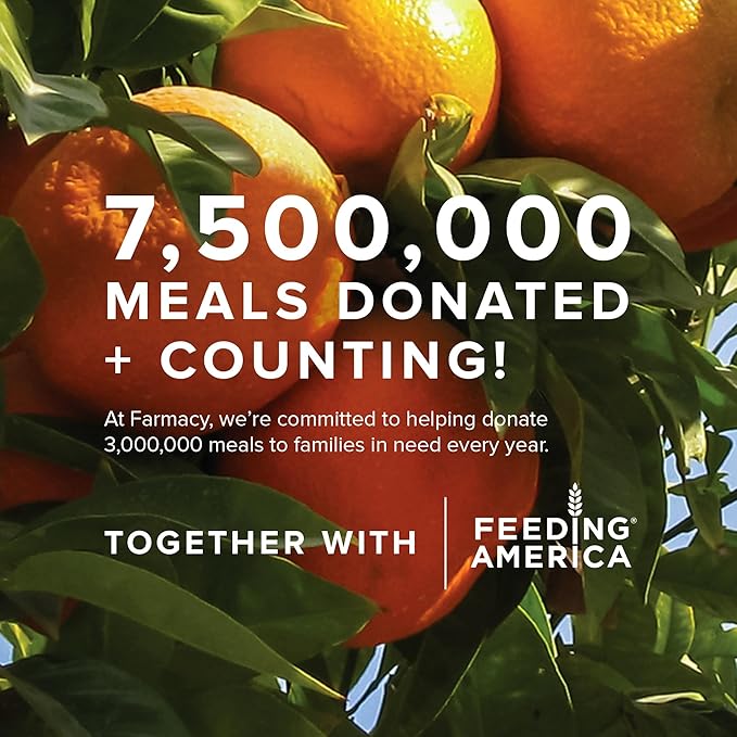 Farmacy 10% Vitamin C Face Serum - Waterless Vitamin C Skin Care Serum to Brighten, Firm + Smooth Skin Texture - Enriched with Upcycled Tangerine Peel to Boost Skin's Moisture + Radiance (5ml)