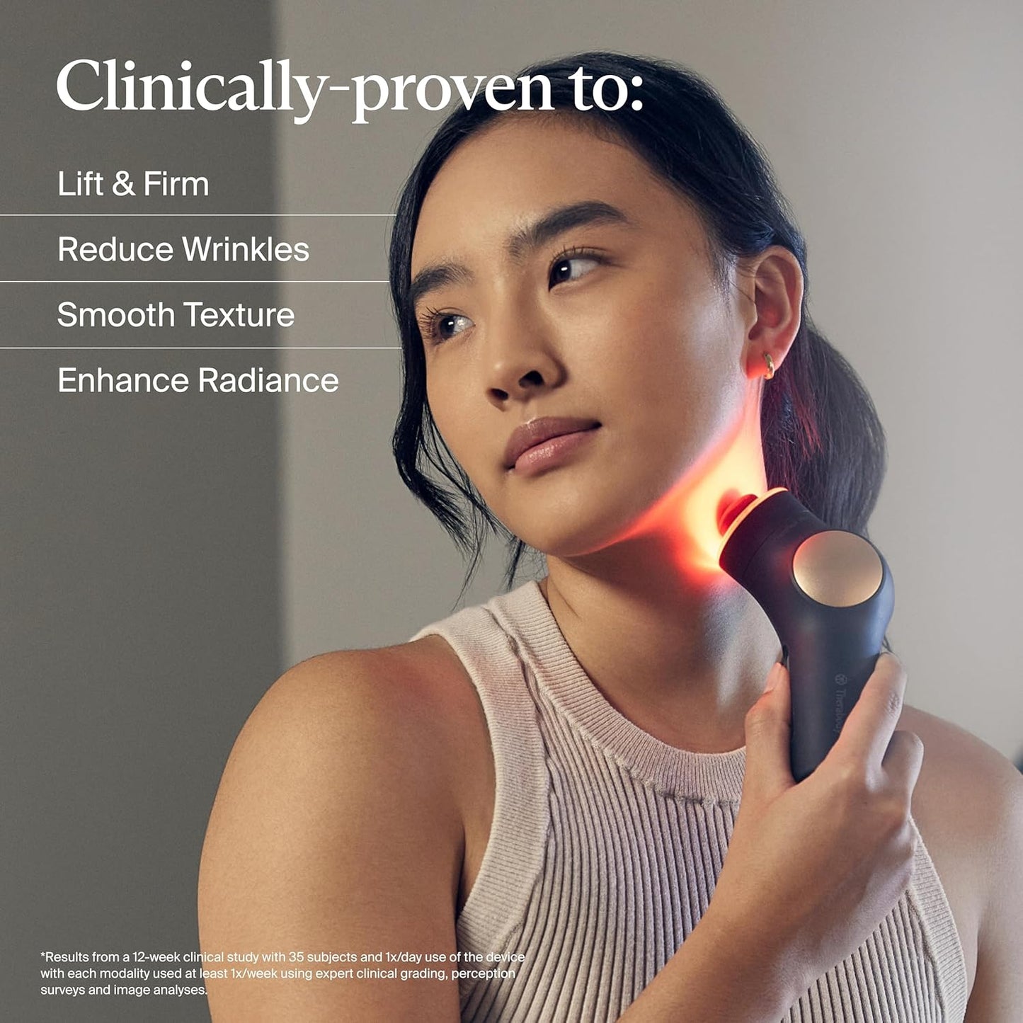 TheraFace Therabody TheraFace PRO - Microcurrent Facial Device, 8-in-1 Compact Face Massager&Facial Sculpting Tool with Light Therapy for Skin Tightening, Anti Wrinkle, Anti Aging & Skin Care (Black)