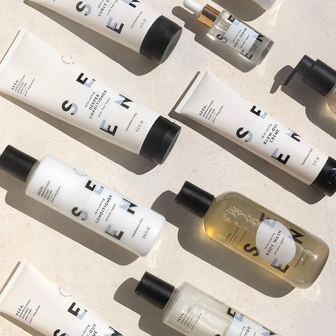 SEEN Deeper Conditioner Eco-Refill, Fragrance Free - Non-Comedogenic & Sulfate-Free Hair Conditioner- Dermatologist-Developed - Safe for Sensitive & Acne Prone Skin