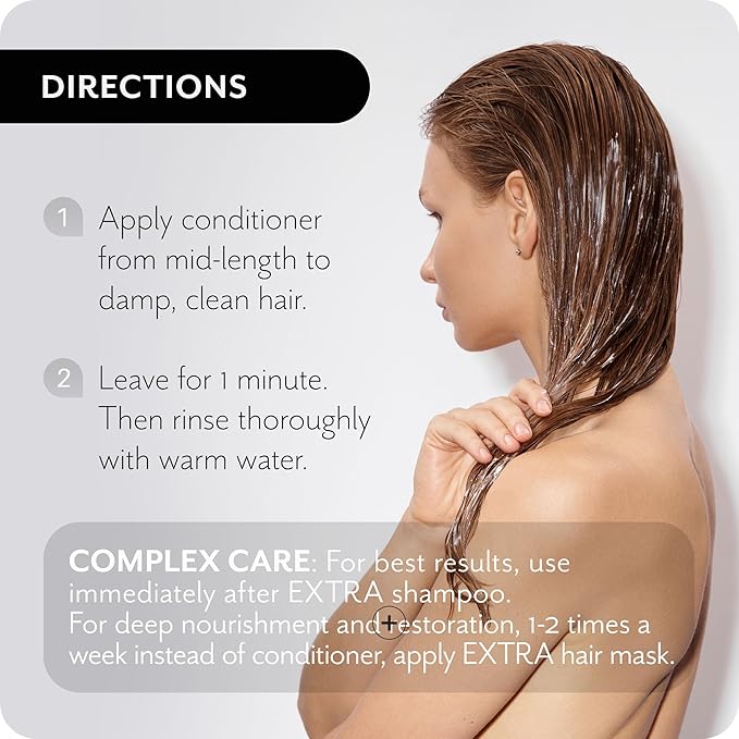 The Act Extra Hair Conditioner for All Hair Types - Deep Hydration and Nourishment for Dry, Damaged, and Color-Treated Hair - Restores Strength with Plant Proteins for Women Men, Vegan 9.47 Fl Oz