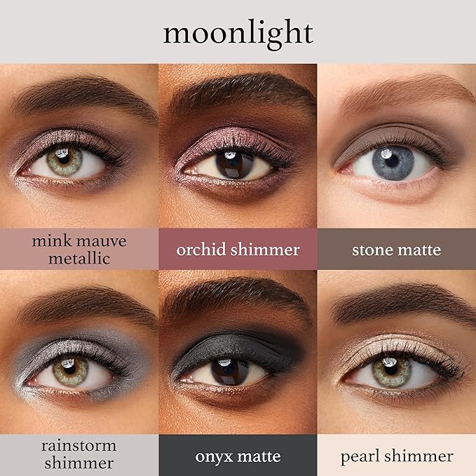 Julep Eyeshadow 101 Crème-to-Powder Eyeshadow Stick Palette-Style Creme-to-Powder 12 Piece Gift Set- Daylight and Moonlight Kit