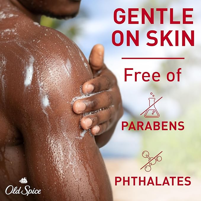 Old Spice Body Wash GentleMan’s Super Hydration for Men, 24/7 Renewing Moisture, Gentle on Skin with Skin Conditioners, Fiji with Palm Tree + Coconut Scent, 20 oz