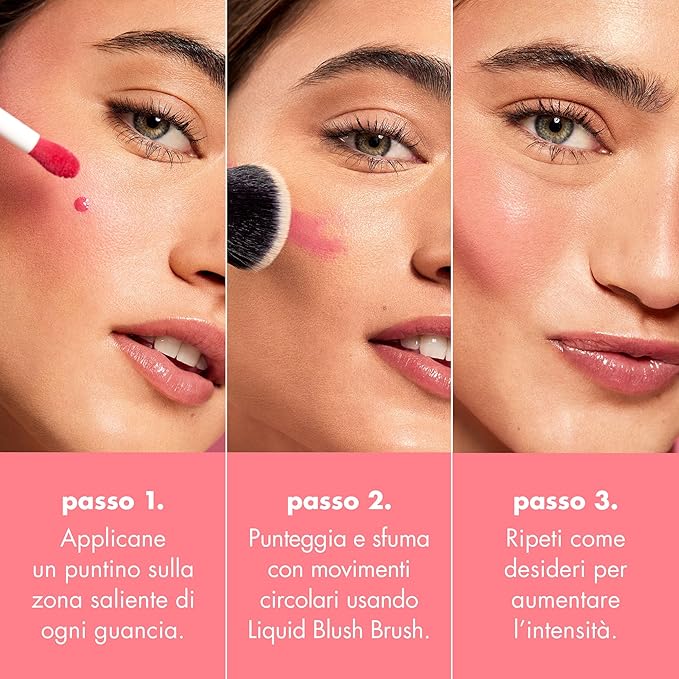 e.l.f. Camo Liquid Blush, Long-lasting Liquid Blush For High-pigment Color, Creates A Soft, Dewy Finish, Vegan & Cruelty-free, Comin' In Hot Pink