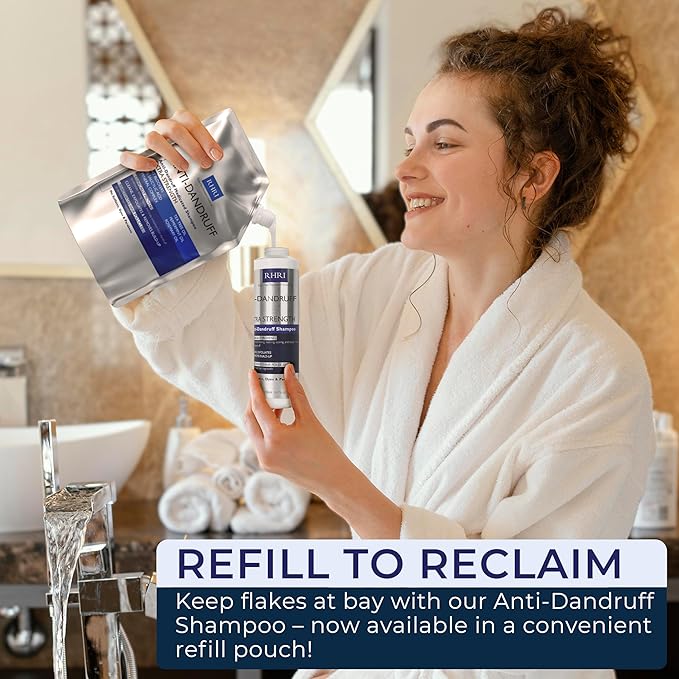 Anti Dandruff Shampoo Anti Fungal Dandruff Mens Shampoo | Medicated, Clarifying, Psoriasis & Biotin w/Salicylic Acid | For Dry, Itchy, Flaky, Irritated Scalp & Hair