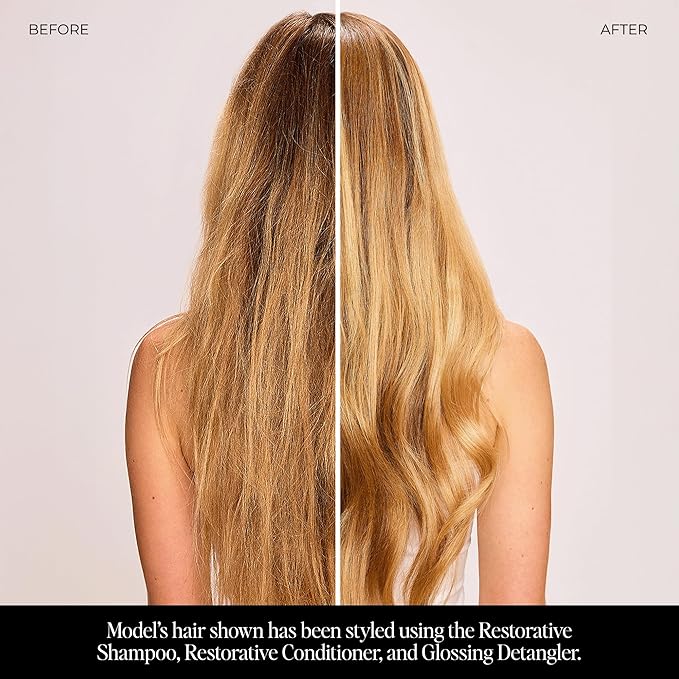 LolaVie Glossing Detangler - 5 oz - Delivers 15x Softer, Smoother Hair & 99% Reduction in Flyaways - 450-Degree Heat Protectant - Color Safe - All Hair Types