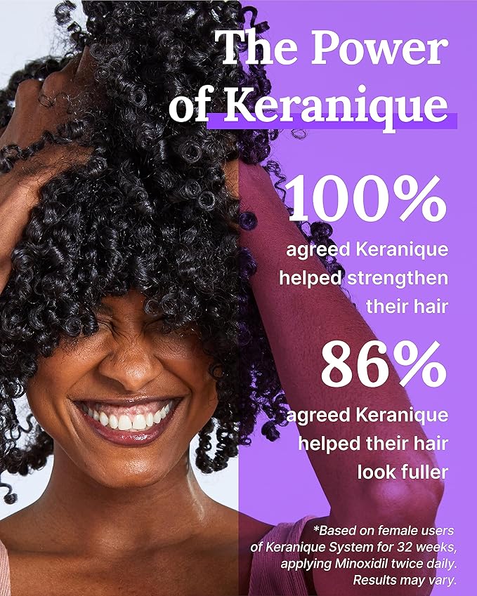 Keranique Follicle Booster - Keratin Enriched Hair Follicle Stimulator Spray for Thicker, Fuller Density Restoration
