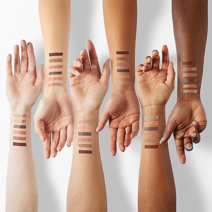 Julep Eyeshadow 101 Neutral Palette Creme-to-Powder 6 Piece Matte & Shimmer Eyeshadow Set