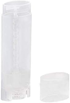 10PCS 4.5g/4.5ml Empty DIY Lip Tubes Holder Containers Vial Refillable PP Plastic Deodorant Crayon Travel Tube Pipe Bottle Lip Gloss Case DIY Lip Balm Gifts For Women Lady Girls(Transparent)