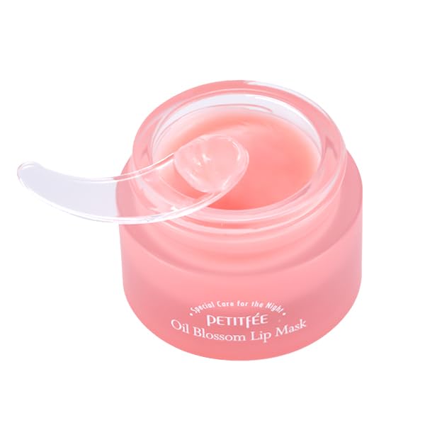 PETITFEE Sleeping Lip Mask Camelia Seed Oil 0.53 Oz. | Day & Night Repairing Balm, Overnight Lip Mask, Lip Treatment for Dull & Dry Lip, Deep Nourishing with Vitamin E, 5 Phyto Oil Complex