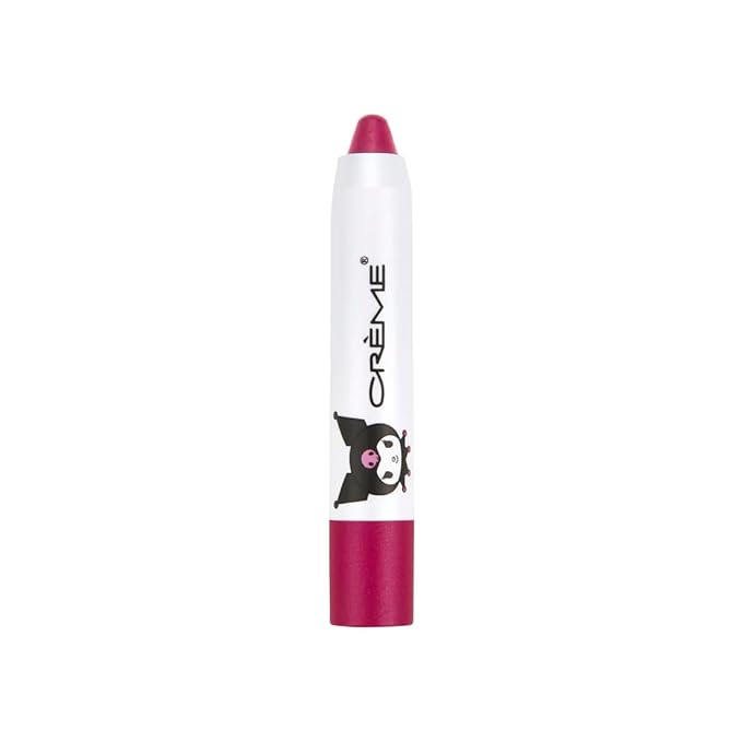 The Crème Shop Kuromi Hello Lippy Tinted Moisturizing Lip Balm, Korean Lip Tint - Angelic Rose