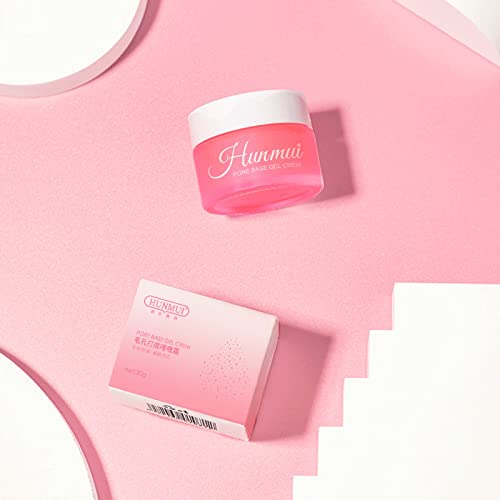 Hunmui Face Primer Pore Base Gel Cream，Magical Perfecting Base Face Primer Under Foundation Anti-Aging WrinklesShrink Pore Remove Fine LinesExfoliatingAnti-Oxidation.1Pcs