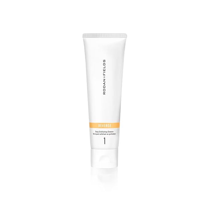 Rodan + Fields Reverse Deep Exfoliating Cleanser | 125 mL | Daily Facial Scrub with Glycolic Acid and AHAs