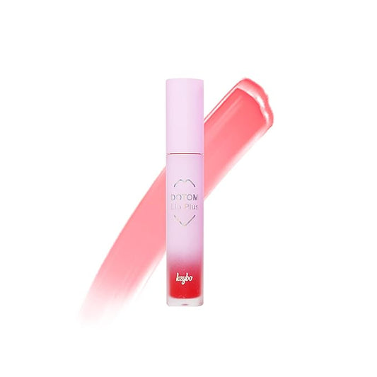 KEYBO Lip Plumper Dotom Lip Plus 16 Colors, 3 Steps Extreme Plumping Clear Lip Gloss by Essence Lip Care Oil & 16 Color Tints from Korean Makeup (32. GM-Cherry Ade)