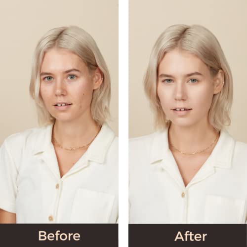 Monika Blunder Beauty - Blunder Cover Foundation, Concealer - Shade: 2.25 - ZWEI.25 - Fair Neutral Undertones - Clean Beauty, All-In-One, Cruelty-Free, Vegan - 0.62 oz