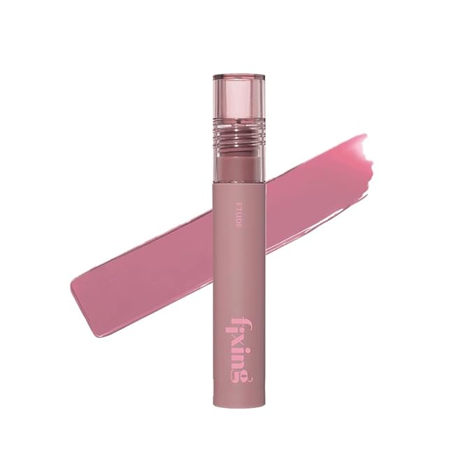 ETUDE Fixing Tint #18 Cool Pink on Top (4g) | Long Lasting High Pigmented Liquid Lipstick | Waterproof Lightweight Matte Finish Lip Stain | Full Coverage | Korean Makeup, Kbeauty