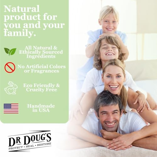 Dr. Doug's Original Miracle Balm – | Organic, Handmade Balm for Dry, Itchy Skin | Cruelty-Free &