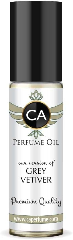 CA Perfume Impression of Grey Vetiver For Men Fragrance Body Oil Roll-On 0.3 Fl Oz/10ml