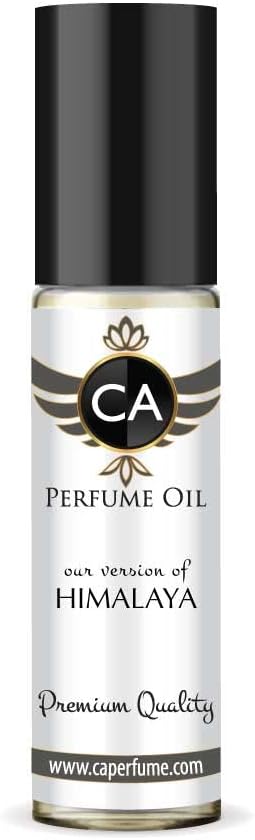 CA Perfume Impression of Himalayan Ascent For Men Replica Fragrance Body Oil Dupes Alcohol-Free Essential Aromatherapy Sample Travel Size Concentrated Long Lasting Attar Roll-On 0.3 Fl Oz/10ml