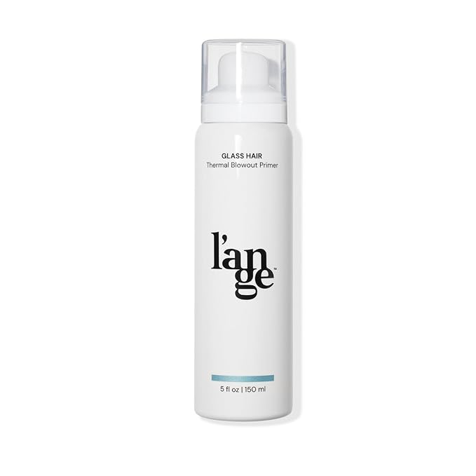 L'ANGE HAIR Glass Hair Thermal Blowout Primer | Heat Protectant Spray for Frizz Control & Shine | Blow Dry Support Styling Mist | For All Hair Types | 5 fl oz