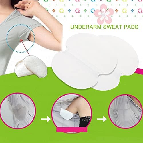 for Under Breasts, Disposable Underarm Sweat Absorbent Pads Unisex Cotton Armpit Sweat Guard (10PCS)