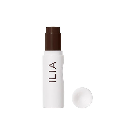 ILIA - Skin Rewind Complexion Stick - Foundation + Concealer + Skincare | Non-Toxic, Vegan, Cruelty-Free, Clean Makeup (41W - Cocobolo, 0.35 oz | 10 g)
