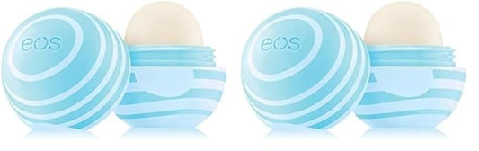 eos 100% Natural Lip Balm- Vanilla Mint, All-Day Moisture, Made for Sensitive Skin, Lip Care Products, 0.25 oz (Pack of 2)