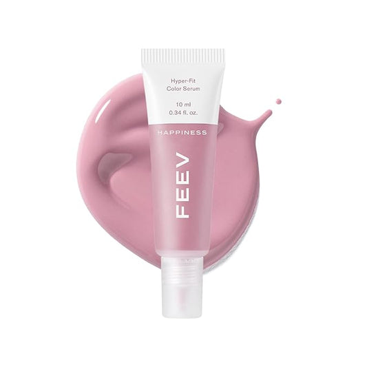 FEEV Hyper-Fit Color Serum Liquid Blush(10ml) | Dewy Cheek Blush Makeup | 50% of Hydrating Essence | Vegan | K-beauty (Happiness, 10ml)